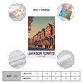 thumbnail image 2 of UENPHN Jackson Heights New York Vintage Travel Posters 16X24inch(40X60cm) Canvas Wall Posters And Art Prints Modern Home Bedroom Decor Posters, 2 of 4