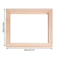 thumbnail image 2 of Cuadros de pared Marco de pintura artística Barras interiores de madera Marco de lienzo artístico para bricolaje, 35x50cm seitruly LF0074-22B, 2 of 6