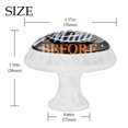 thumbnail image 3 of 4 Pcs Letter Knobs for Kitchen Cabinet Cupboard Dresser Bookcase Drawer Pulls Handles Round Home Decor, 3 of 5