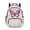 Butterfly Floral Print Beige, variant on SCRAWLGOD Koala Peach Blossom Print Pink School Backpack for Boys Girls Backpack for Kids Teens Elementary Middle School 17 inch Portable Knapsack with Padded Strap