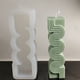 thumbnail image 5 of Naiovety Molde para velas con líneas geométricas de 2 piezas que añade elementos modernos y elegantes a las velas de gel de sílice Artesanía, 5 of 6