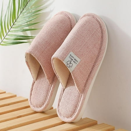 

SweetCandy Women s Plush Cotton Candy Slippers Non-slip Flat Floor Slippers