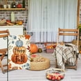 thumbnail image 3 of Happy Fall Garden Flags for Outside, Watercolor Pumpkins Small Seasonal Decor for Harvest Autumn Thanksgiving Yard,12x18 Inch Double Sided, 3 of 6