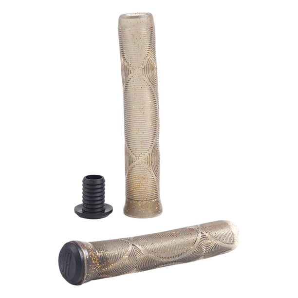 Puños de manillar de bicicleta antideslizantes y cómodos para bicicleta de carretera. Oro Negro