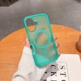 thumbnail image 2 of Dteck Strong Magnetic for iPhone 16 Plus Case, Compatible with MagSafe, Military-Grade Protection Translucent Matte Rugged Case for iPhone 16 Plus,Mint, 2 of 6