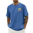 thumbnail image 2 of Black T Shirts for Men 5xl Casual Slim Fit Round Neck Streetwear Tee Tops Short Sleeve Athletic Workout Shirts Cooling Running Shirt, 2 of 5