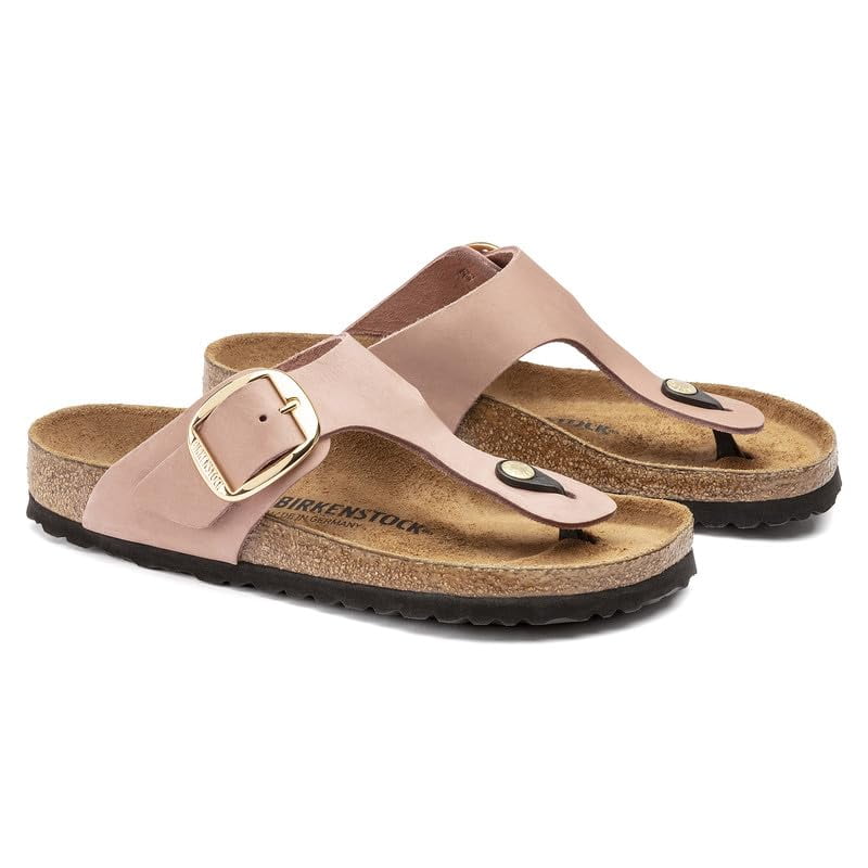 Birkenstock Gizeh Big Buckle Leather Sandal, 36, Pink - Walmart.com