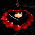 thumbnail image 4 of Leodye 1PCS Ceramic Heart-shaped Candle Holder Exquisite Design Valentine's Day Party Wedding Table Decor Romantic Gift Accessory -4.2 * 4.7 * 1.4in, 4 of 6