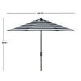 thumbnail image 4 of SAFAVIEH Outdoor Collection Iris Fashion Line 9-Foot Tilt Umbrella Black / White, 4 of 7
