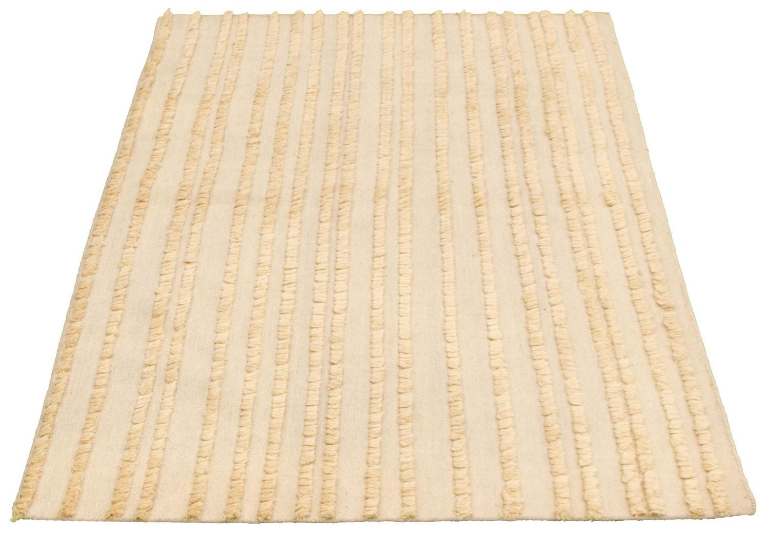 ECARPETGALLERY 4'10" x 8'0" Carved Cambridge Hand Made Area Rug for Living Room, Dining Room and Bedroom in Yellow