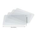 thumbnail image 2 of Transparent Double Placemat for Children Easy Washable Food Mat Durable Table Mat for Mealtime 4PCS, 2 of 3