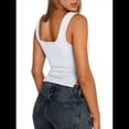 thumbnail image 3 of Tops Cortos para Salir de Mujer, Camisetas Sin Espalda, Camisetas de Verano Y2K, Ropa Básica para Adolescentes, Ropa , , Talla S, 3 of 7