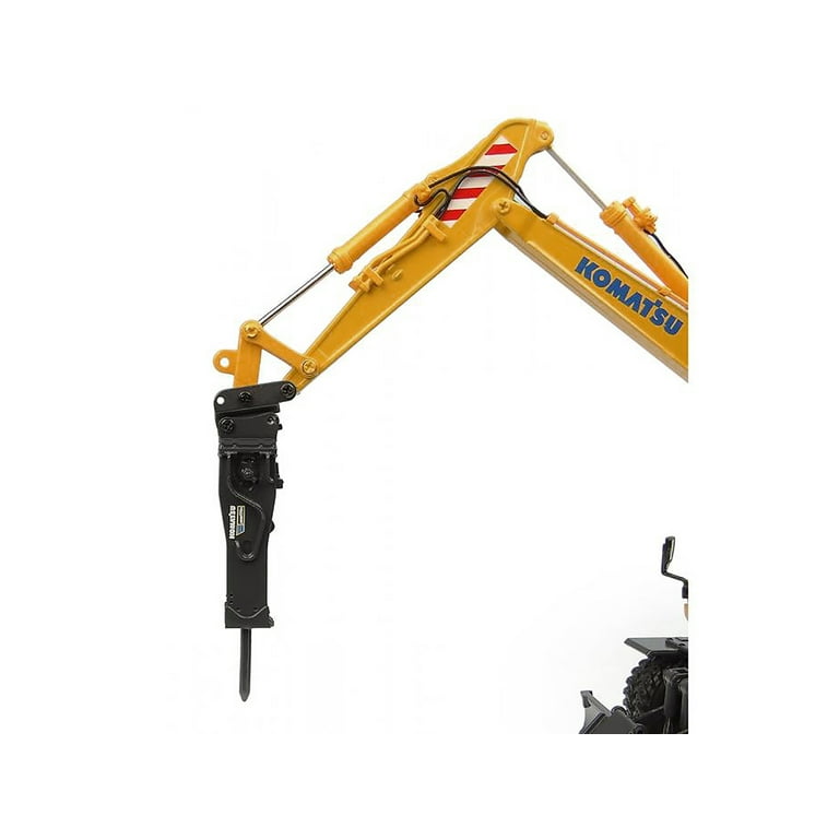 Komatsu PW180-11 Excavator Yellow with Standard Bucket and