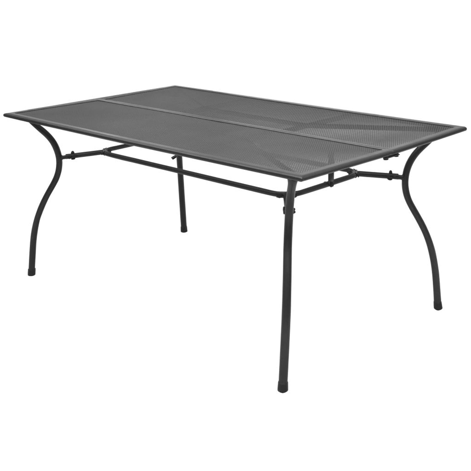 Details about   Patio Bistro Table Garden Dining Table Indoor Outdoor Metal Table Mesh Design 