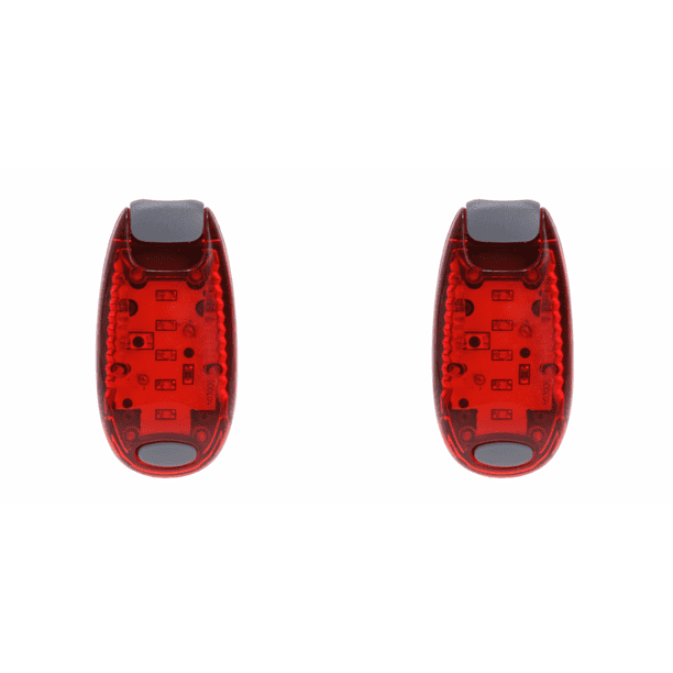 5 LED Trasera Bicicleta Advertencia Seguridad Lámpara Mochila Luces para Correr () Rojo
