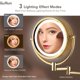 thumbnail image 3 of Espejo de maquillaje GURUN M1809DJ con aumento de 10X con luces LED, 3 of 7