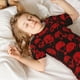 thumbnail image 4 of Balery Red Skulls Conjunto de Pijama Infantil de Manga Corta con Estampado – Ropa de Dormir de Algodón Suave-4X-Large, 4 of 5