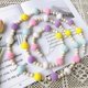 thumbnail image 2 of Cuentas De Madera Sweet Home Bead Garland Ornament Wall Hanging Beads String Decor Para Home Office Decoraciones Noticed HA039923-02, 2 of 6