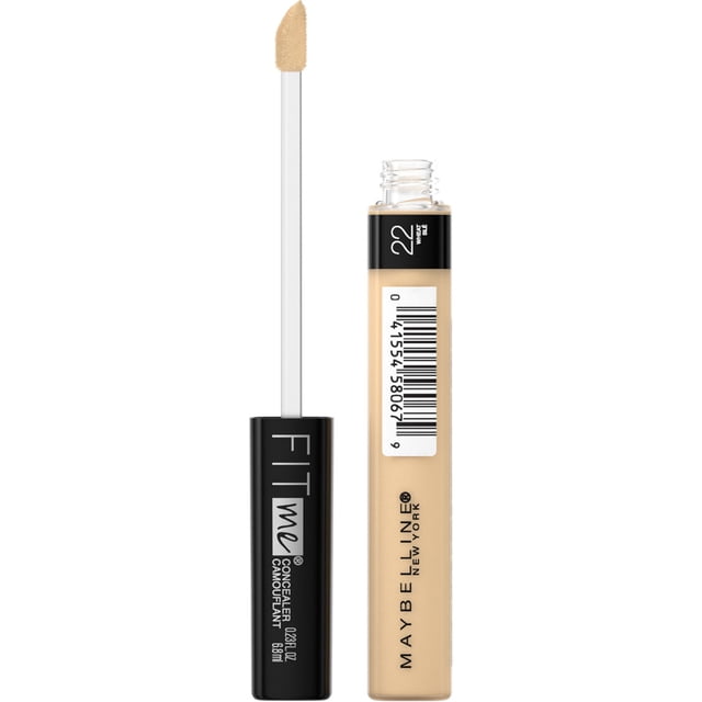 Maybelline New York Fit Me Liquid Oil free Concealer, Flawless Natural Coverage, Lightweight, Conceal Redness, Flaws and Blemishes
