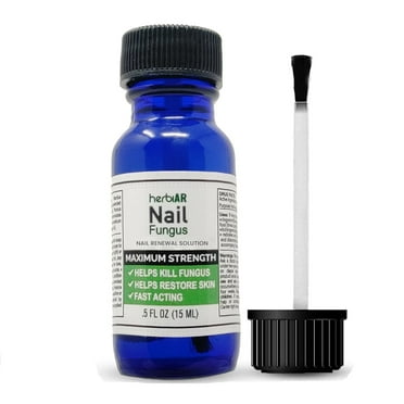 Nail Fungus Treatment Toenail and Finger Anti-Fungal for Discolored or Damaged Nails 15ml - Herbiar