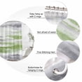 thumbnail image 6 of Sage Green Gray Waterproof Fabric Shower Curtain,Neutral Abstract White Ombre Texture Waterproof Fabric Shower Curtain for Bathroom Curtains Bathtubs Shower Curtains with 12 Hooks Standard 72x72, 6 of 8