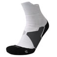 thumbnail image 2 of Ersazi Toe Socks Men Women Middle Canister Towel Cotton Breathable Basketball Walking In Clearance One Size White, 2 of 3