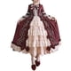 thumbnail image 5 of Vestido medieval vintage para mujer, vestido gótico lolita, vestido clásico lolita de manga larga, lindo vestido con volantes, disfraz de cosplay de anime, 5 of 5
