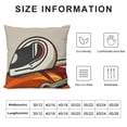 thumbnail image 5 of YINGXI Decorative Throw Pillow Covers in with Catchphrase Don't Panic for Suit on Open Shipped Pillow Case Square Cushion Cover for Sofa Couch Bed Car 18x18in, 5 of 5