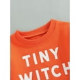 thumbnail image 5 of Franhais Toddler Girls Boys Halloween Sweatshirts Letter Print Round Neck Long Sleeve Pullovers Spring Autumn Casual Tops, 5 of 7