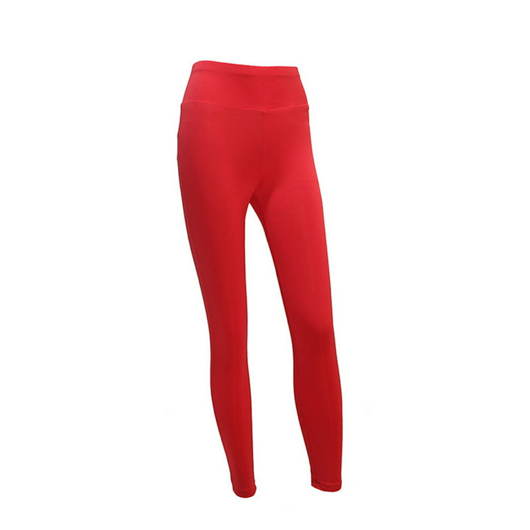 SJLS Length Leggings Women Bare Squat Proof Workout Training Yoga Pants  Tights (Color : Wine Red, Size : 6) : : Clothing, Shoes &  Accessories