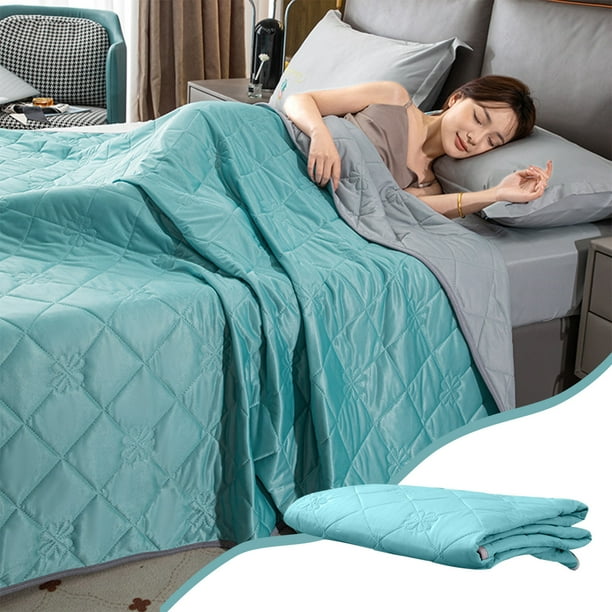 Fiudx Edredón Refrescante de Verano, Efecto Frío de Doble Cara, Tecnología de Absorción de Calor, Diseño Ligero y Transpirable, Sueño Confortable En Noches Calurosas, Ideal para Todas Las Estaciones,