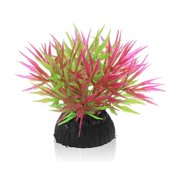 Finaqua 7-Pack Realistic Artificial Aquarium Plants, Plastic Grass Decor for Freshwater & Saltwater, Fit All Tank Sizes