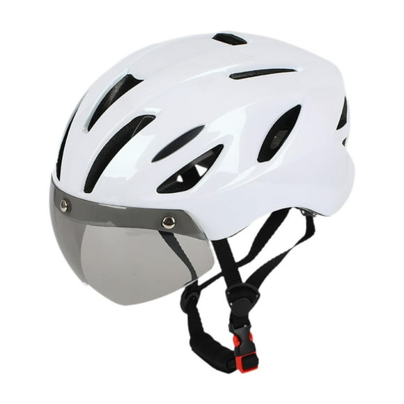 Casco de bicicleta Bicicleta Casco Accesorios portátiles Capas de choque con parabrisas para la carretera para bicicletas al aire libre Sports Riding