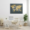thumbnail image 2 of Stupell Industries Adventure is Calling Phrase Arrows over World Map Inspirational Painting Gallery Wrapped Canvas Print Wall Art, 36 x 48, 2 of 6