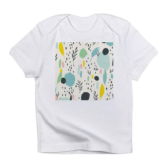 CafePress - Abstract Colorful Flowers Pattern T Shirt - Infant T-Shirt