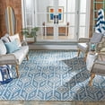 thumbnail image 2 of SAFAVIEH Courtyard Beckah Distressed Indoor/Outdoor Area Rug, 8' x 11', Navy/Grey, 2 of 8