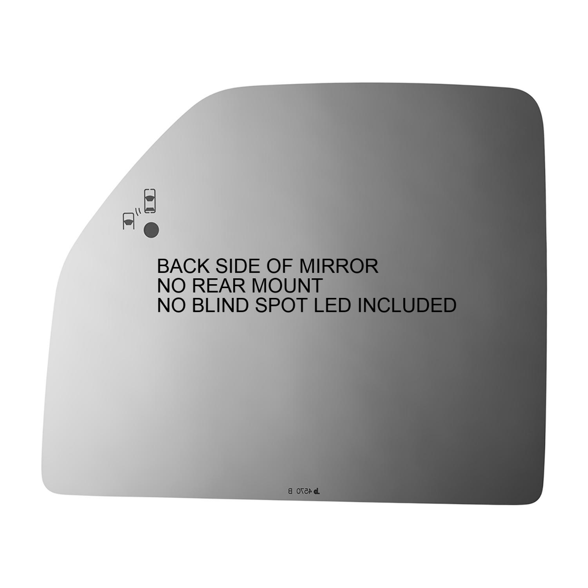 Burco Side View Mirror Replacement Glass - Clear Glass - 4218