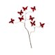 thumbnail image 5 of Arreglo floral con ramas de mariposas artificiales, decoración con tallos de ramas simuladas Rojo, 5 of 9