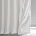 thumbnail image 6 of Half Price Drapes Signature Misty White Plush Velvet Hotel Blackout Curtains (1 Panel), 50W X 120L, 6 of 6