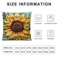 thumbnail image 5 of JEUXUS Cheerful flower God Says You Are Decorative Throw Pillow Cover  Christian Encouragement Bible Verse Decorations For Home Bedroom Living Room Girl Room, Christian Gift for Women Teens Girls, 5 of 5
