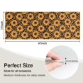 thumbnail image 5 of Black Leopard Sunflower Pattern Kitchen Rug Mat,Kitchen Runner Rugs Non Skid Washable,Decorative Kitchen Floor Mats for Kitchen,Sink,Laundry,17"X47", 5 of 5