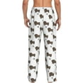 thumbnail image 3 of Xecao Dachshund Dog Men's Straight Lounge Pajama Pants: The Ultimate in Comfortable Sleepwear, 3 of 9