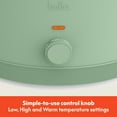 thumbnail image 3 of bella 6 Qt Manual Slow Cooker with 3 Temperature Settings, Ceramic Nonstick Coating, Dishwasher Safe Stoneware Pot & Tempered Glass Lid, Seaglass, 3 of 9