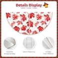 thumbnail image 3 of Bingfone Christmas Tree Skirt Mat Christmas Decoration Interior 36" -Realistic Maple Leaf, 3 of 6