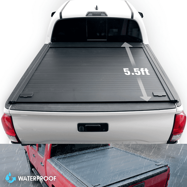 For 2004 2020 F 150 F150 Short Truck Bed Syneticusa Aluminum Roll Up Retractable Low