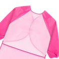 thumbnail image 2 of Hi,Fancy Kids Apron Long Sleeve Painting Drawing Waterproof Smock Rose Sleeve M, 2 of 9