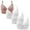 Pink Bras for Women, variant on ylioge 4 Pack Bras for Women XS-4X Plus Size Wireless Underwear Push Up Bra Casual Multipack Breathable Support Lifting Nylon Bralettes