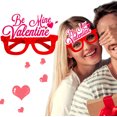 thumbnail image 2 of Xoxingysm Valentine'S Day Party Glasses Decorative Supplies Love Love Glasses Frame Dress Up Holiday Party Photo Props, 1× Party Glasses, 2 of 5