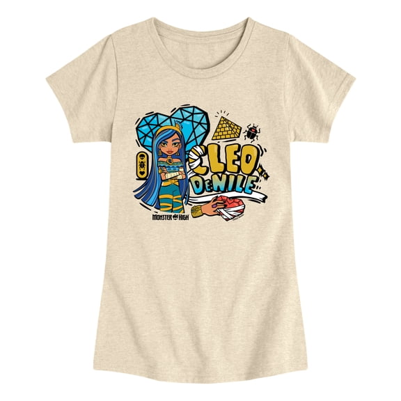 Monster High - Cleo Denile - Youth Girls Fitted Short Sleeve T-Shirt