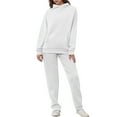 thumbnail image 2 of Texiao Comfort Sweatsuits for Women,Women's 2PC Oversized Cargo Sweatpants Hoodie Set With Pockets, 2 of 8
